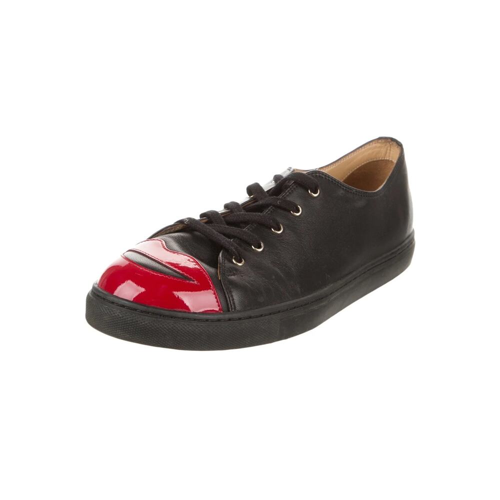 Charlotte Olympia | Kiss Me Patent-Leather Sneakers